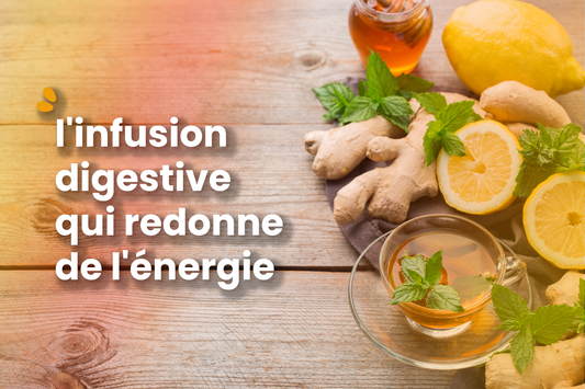 Thé gingembre citron bio : l'infusion digestive qui redonne de l'énergie