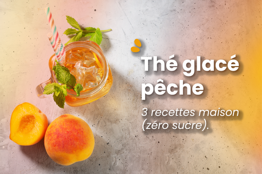 Thé glacé pêche : 3 recettes maison (zéro sucre), Icy Peach Tiff Tea